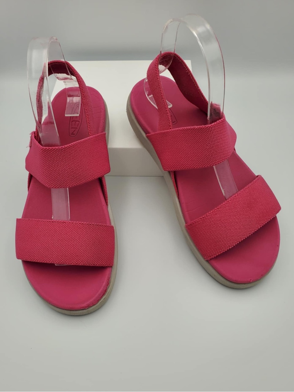Keen Pink Peacock & Vapor Elle Backstrap Sport Sandals size 8.5 - Picture 2 of 11